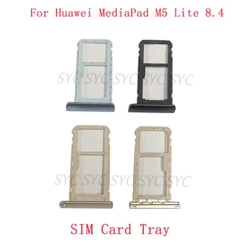 Zásuvka na Kartu SIM Slot Karty SIM Držiak Pre Huawei MediaPad M5 Lite 8.4 Pamäťovú MicroSD Kartu Sim Zásobník Opravy Dielov