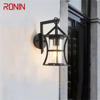 ·RONIN Vonkajšie Klasické Nástenné Svietidlo LED Svetlo, Vodeodolné IP65 Sconces Pre Domáce Verandu Villa Dekorácie