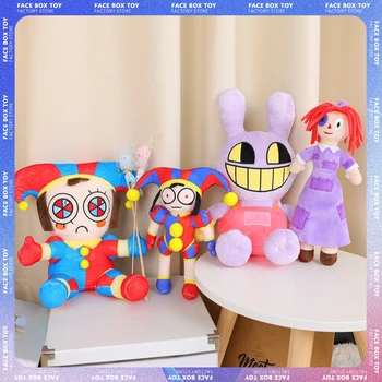 Úžasné Digitálne Cirkus Anime Plyšové Hračky Ragatha Jax Cartoon Oblečenie Pre Bábiku Klaun Pomni Roztomilé Plyšové Plyšová Dieťa Vianočný Darček