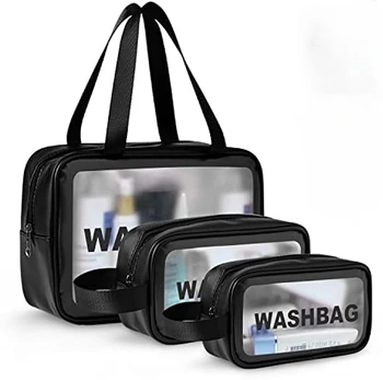 Ženy Prenosné Cestovné Wash Bag Žena Transparentné Vodeodolný Make-Up Odkladacie Puzdro Veľkú Kapacitu Kozmetické Organizátor Krásy Prípade